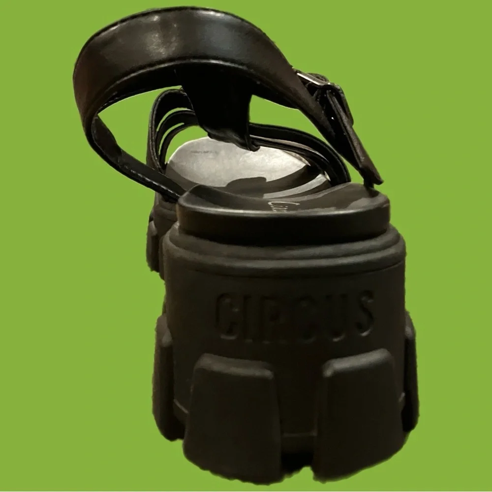 Circus by Sam Edelman Gilla Lug Sole Platform Sandals - Women’s Size 9 (Black)​ - Picture 3 of 6